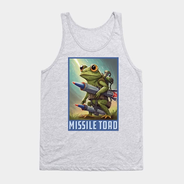 Missile Toad Vertical Tank Top by Wright Art